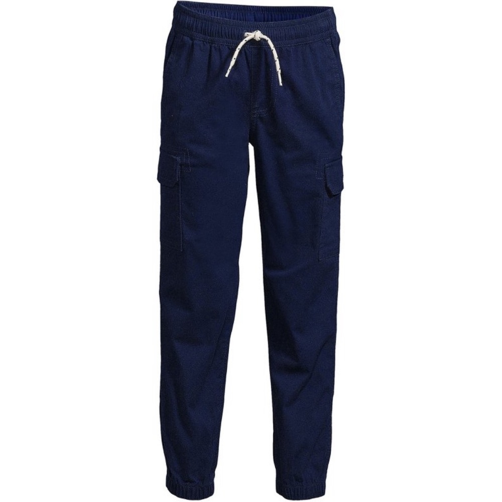 Lands End Boys Husky Iron Knee Stretch Cargo Jogger Pants sz 14-16